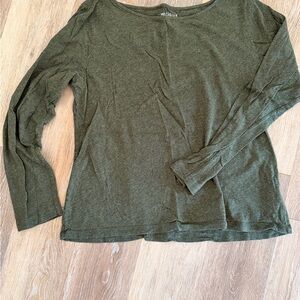 J. Crew Olive Long Sleeve Top